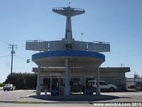 Caruthers Fighter Plane Crash Gas Station