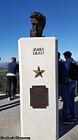 James Dean Bust at Griffith Observatory - photo by Stephanie Olsen