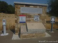 Slabs of Lincoln Highway and US Highway 40