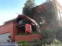 Pismo Beach T-Rex in the Christmas Spirit!