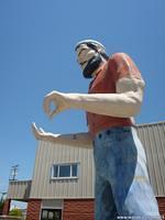 The second Paul Bunyan Muffler Man