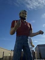 The Second Paul Bunyan Muffler Man in Hayward